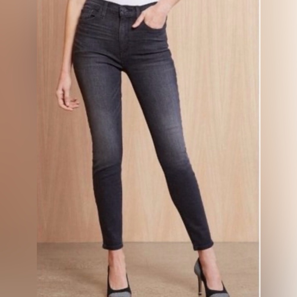 NWT Black Barbara Super Jeans Sz 24